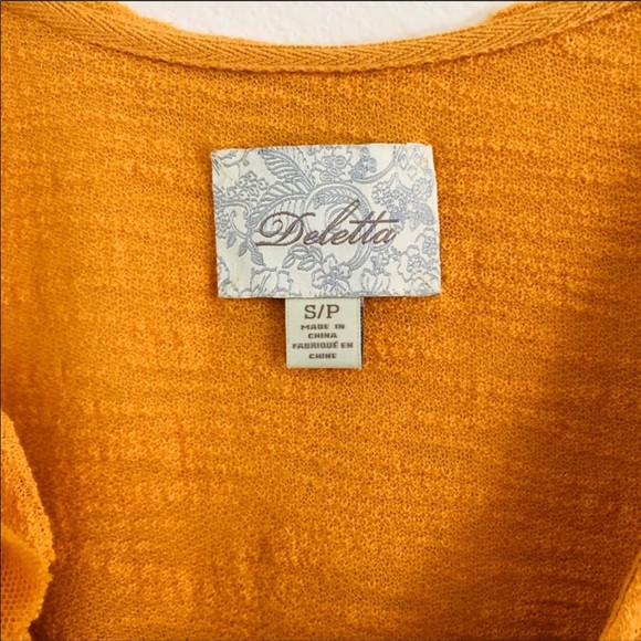 ANTHROPOLOGIE Deletta Rosette Sleeveless Top - Picture 5 of 7